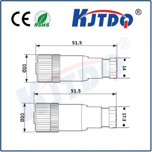 M12連接器 A型-現(xiàn)場接線式(組裝)系列 直頭